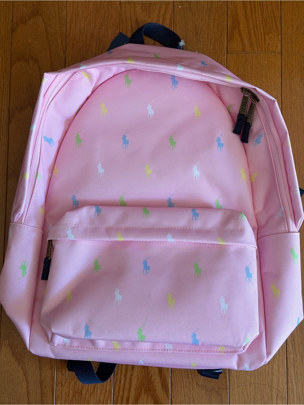 Polo Ralph Lauren Pink Pony Logo Backpack